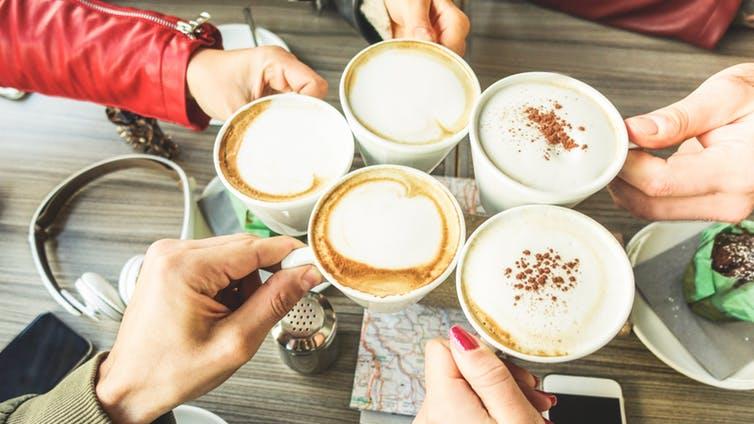 Times of change? Meeting for a coffee rather than a beer PICTURE: DISOBEYART/SHUTTERSTOCK