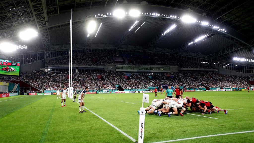 Hot stuff: The humidity at the Kobe Misaki Stadium seemed to take its toll during the match PICTURE: PA