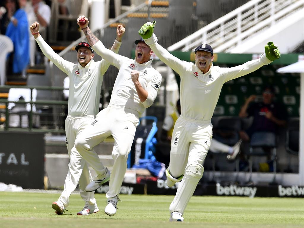 Gripping stuff: Stokes takes the catch to dismiss Pieter Malan PICTURE: GETTY