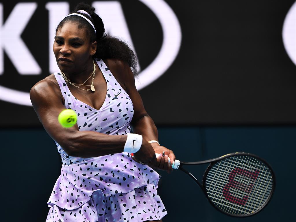 Time lost: Serena Williams PICTURES: REX/ITV