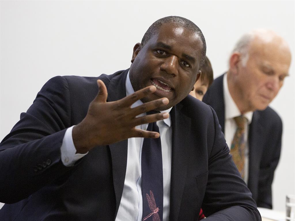 'Insulting': Labour's David Lammy thinks the foreign secretary should know better PICTURE: AP