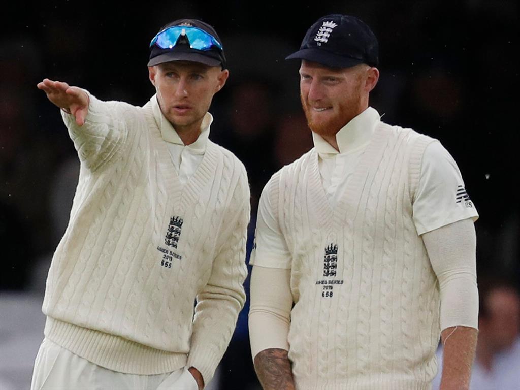 Role over: Stokes (right) will replace Root for the first Test in Southampton next week PICTURE: GETTY