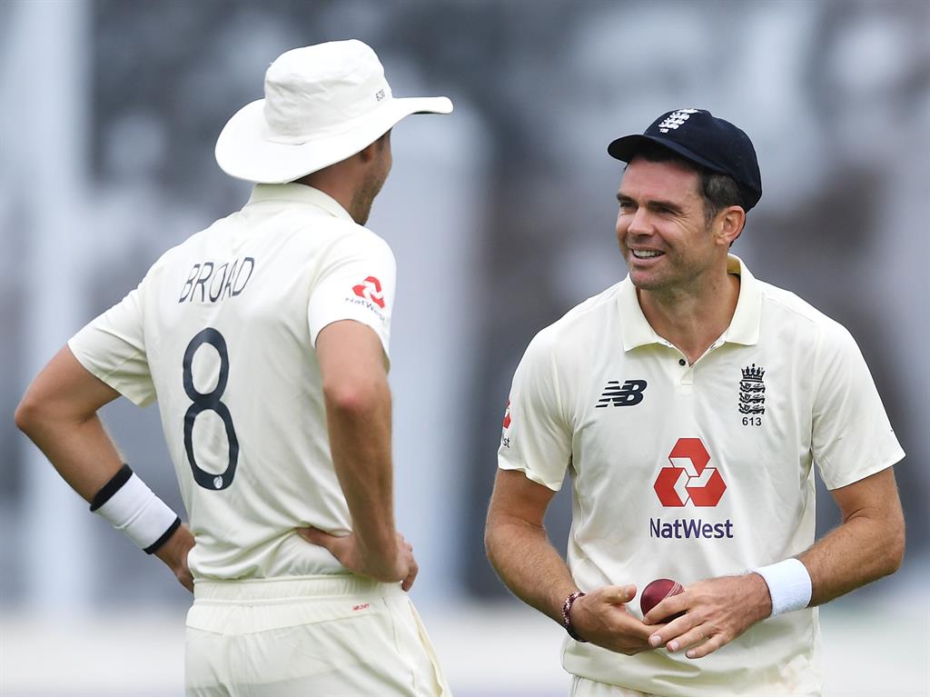 Up for discussion: James Anderson and Stuart Broad of England