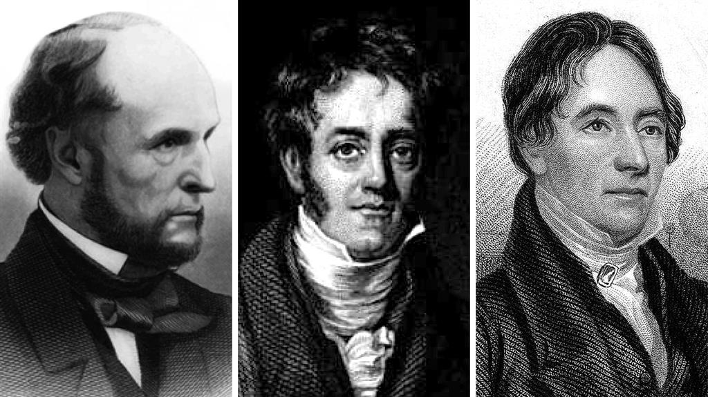 The main players: Richard Adams Locke, Sir John Herschel and the Rev Thomas Dick