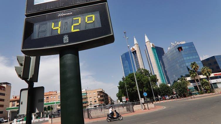 The heat is on: An all too familiar sight PICTURE: JUAN CARLOS CAVAL/EPA