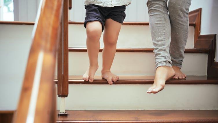 Taking the stairs: A great way to get moving PICTURE: DRAGON IMAGES/SHUTTERSTOCK